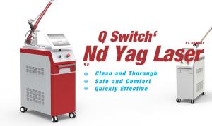 China OEM &amp; ODM salon use tattoo laser removal machine q switched nd yag laser with ce fda tattoo removal vascular lesions wholesale