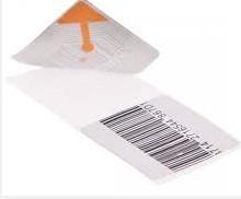 China White Paper-thin EAS RF Label Deactivatable 8.2MHz for Retailing Merchandises wholesale