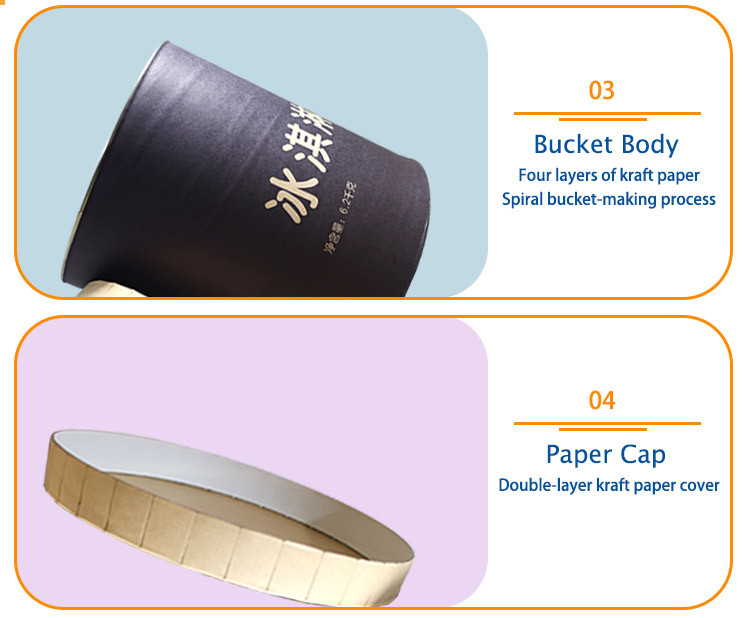 6.2kg (13.7 Lbs) Commercial Ice Cream Bucket – Perfect For Bulk Storage & Serving