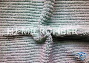 China Microfiber Stripe Coral Fleece Cloth 100 Polyester Fabric For Micro Fiber Cloth wholesale