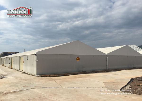 Heavy Duty Warehouse Tent Aluminum PVC Temporary Motorhome Industrial Storage