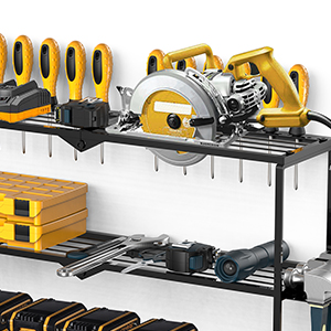 7 Drill Holders Metal Tool Box Organizers for Easy Cordless Drill and Tool Organization