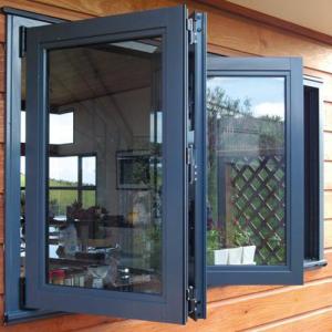 China PVDF Aluminum Folding Windows Panoramic Balcony Aluminum Glazing Door wholesale