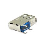 PBT UL94V-0 USB 3.0 Socket Micro USB Female Connector With 1.5A Current Rating