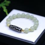 gZiBeads Elaeocarpus ganitrus Best Gifts Beautiful Colorful Natural Green Jade