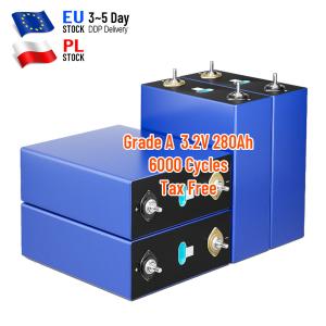 China EU Free shipping EVE original grade A Prismatic 3.2V 280ah 304ah cells for DIY solar energy storage pack wholesale
