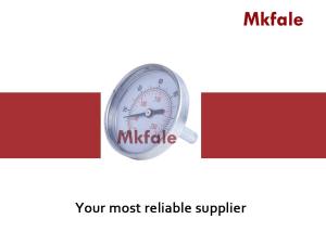 China Heating / Plumbing Liquid Pressure Gauge Aluminum Bimetallic Thermometer wholesale