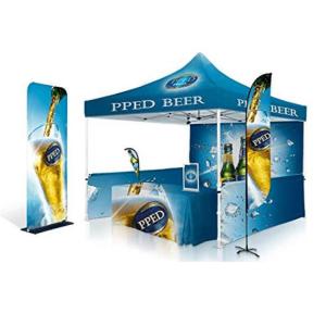 China 2X2 Pop Up Gazebo Tent Printed Marquee 600D Oxford Fabric Graphic Material wholesale