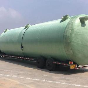 China Medium Acid Resistant FRP Septic Tank for Customized Sewage Treatment Solutions wholesale