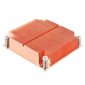 China Bronze Copper Extruded Heat Sink Aluminum Profiles For PC CPU Cooler Fan wholesale