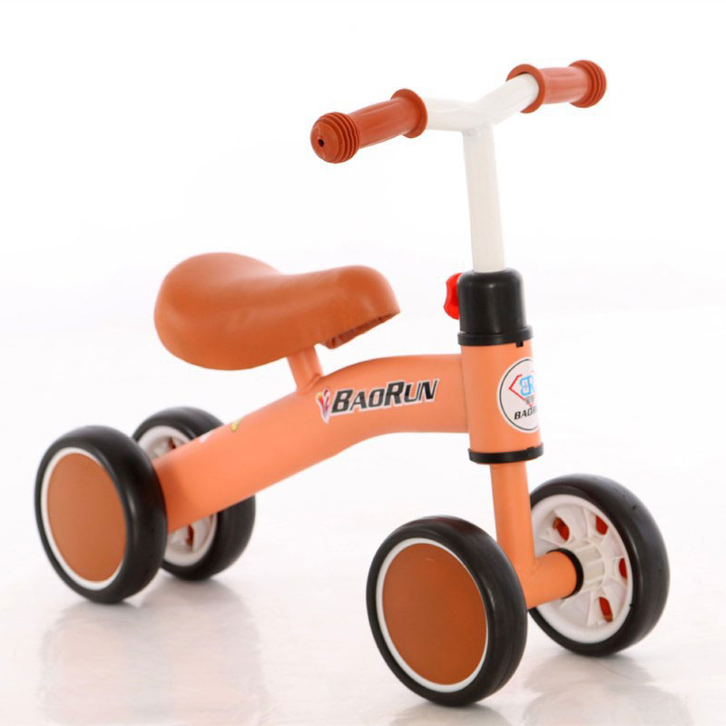 Unisex Non Pedal Bicycle Handcart Learning Bike Toy Foldable Balance Bike for Children
