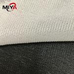 White / Black Fusible Interlining 30gsm Polyester For Clothing And Garments
