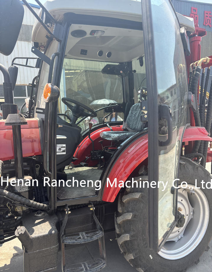 260m Tractor With Cabin Water Well Drilling Rig With Air Pressure Of 1.7 2.5 Mpa For Different Ground Conditions