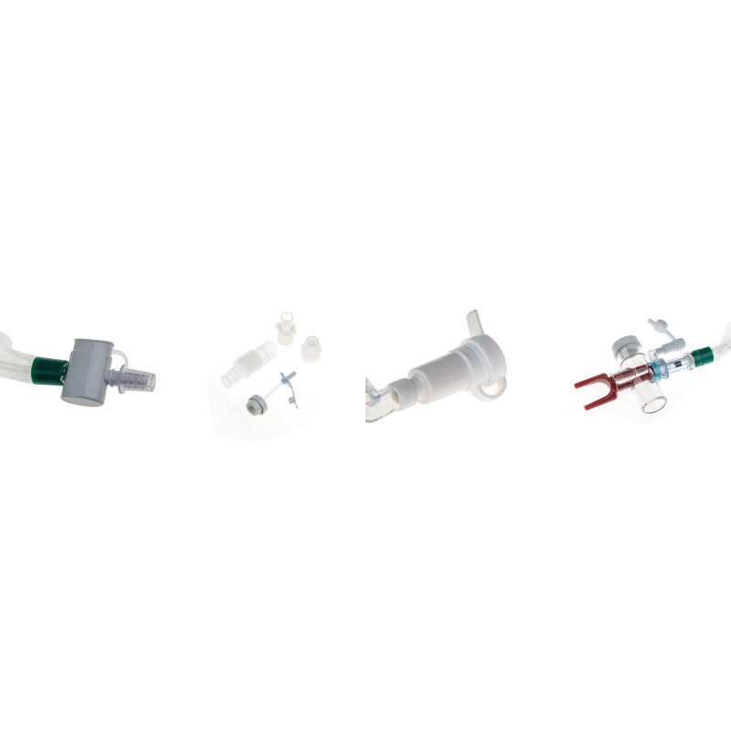 Single-use Soft Tip Suction Catheter with Automated Flushing for Airway Clearance