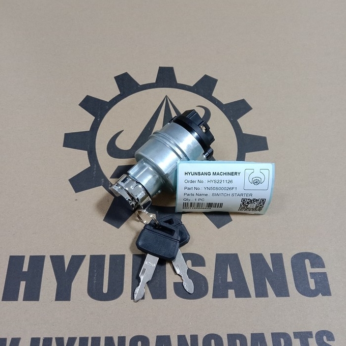 Excavator Parts Ignition Switch YN50S00026F1 YN50S00002F1 For SK210-8 SK210-9 SK260-9
