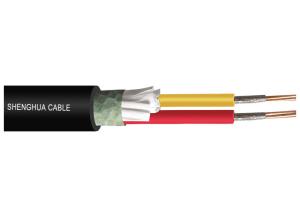 China Small Size 2 Core 4 Core Fire Resistant Cable , Fire Rated Electrical Cable wholesale