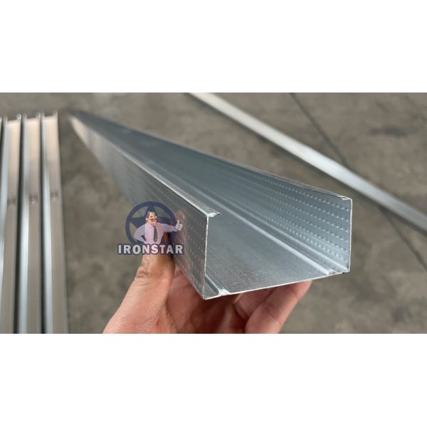 “Servo Motor Driven 2‑in‑1 Double Rows Stud Roll Forming Machine For 49mm & 69mm Drywall Steel Stud Profiles”