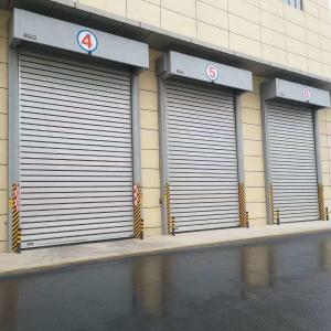 China Finger Safe Panel 2.5m/S High Speed Spiral Door Manufacturing plant shutter door high speed industrial automatic wholesale