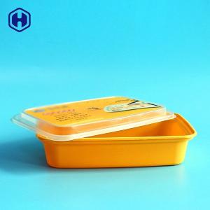 China Empty Food Packaging Plastic Container  In Mould Labeling 400ML 750ML wholesale