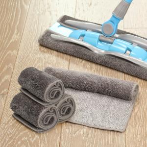 China Professional Double-sided Microfiber Mop Mat,Household Wet &amp; Dry Mop Mat for Hardwood, Laminate, Tile Floor Cleaning wholesale