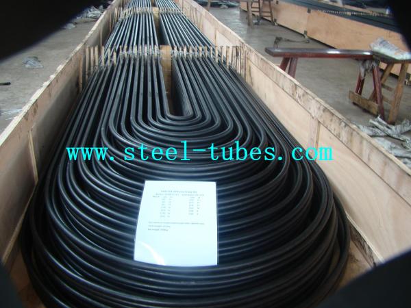 U Bend Tube A 556 / 556M Cold Drawn Carbon Feedwater Heater Black Seamless Steel