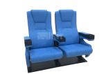580mm Fabric Covered Public Theater Seating Customized Tip Up Theatre Chairs