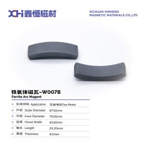 China High Quality Floor Fan Motor Tile Shape Permanent Ferrite Magnet W077B wholesale