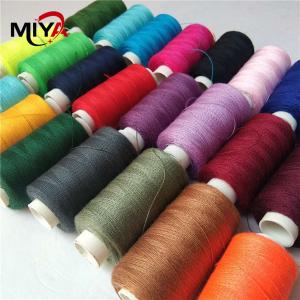 China Dyed Embroidery Bobbin 5000Y Waxed Polyester Thread on sale
