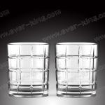 Non Spill Crystal Whiskey Glass Cup ISO9001 SGS Certificated