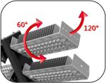 Topsung 40m high mast light 1000w led stadium sports light outdoor led flood
