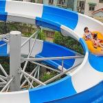 75m Length Fibreglass Water Slide Combined For Amusement Park
