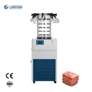 China Laboratory Freeze Drying Machine Vials Eggplant Flask Freeze Dryer For Biological Research wholesale