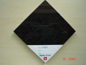 China China Black G684 Granite Tiles Flooring Paving Stone Wall Cladding wholesale