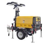 Outdoor 360 Degree Lighting Telescopic Mobile Light Tower Enhance Safety and