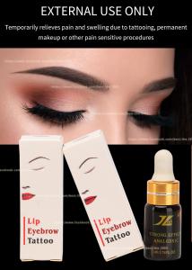 China Numbing Tattoo Anesthetic Solution Lip Eyebrow Lasting 3 Hours wholesale