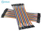 20cm 40 Pin Rainbow Ribbon Cable Female To Female Dupont Ul2651 28 Awg Flat