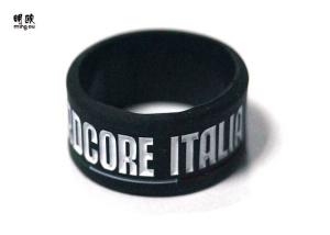 China Soft Thick Rubber Bracelets With Messages , Waterproof Custom Stretch Bracelets wholesale