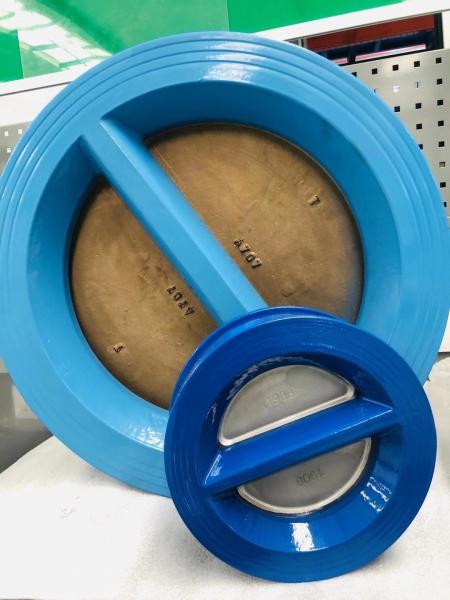 8 Inch DN150 DN300 Ductile Iron DI SS304 Stainless Steel Cf8m Duo Plate Disc