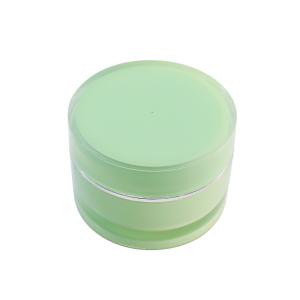 China Luxurious Double Layer Acrylic Plastic Cosmetic Packaging Cream Jars 10g 15g 20g 30g wholesale