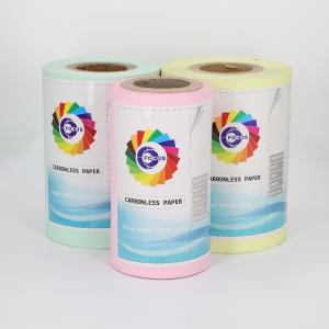 China Customized Size NCR Paper for Invoice Printing 100% Virgin Wood Pulp Carbonless Paper wholesale