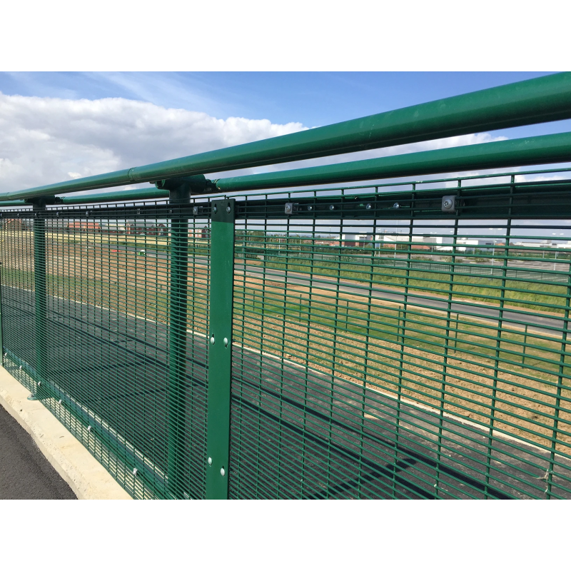 358 Anti Climb 4mm Security Steel Fence Square Post