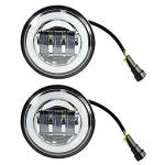 4.5 inch Harley Davidson headlight with Angel Eyes Fog LED Motorcycle Light for