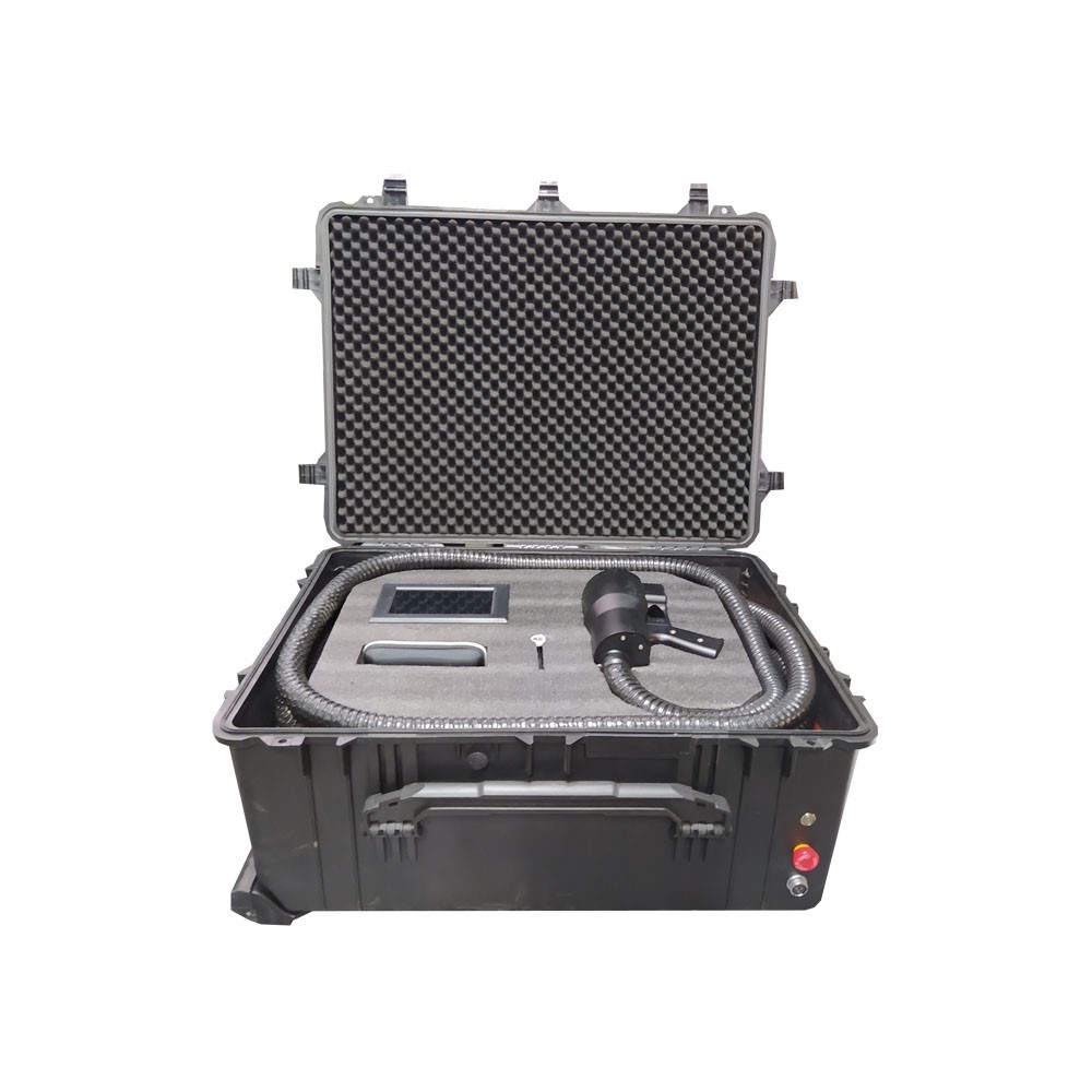 1064nm Dual Axis Laser Cleaning Metal Machine Remote Control