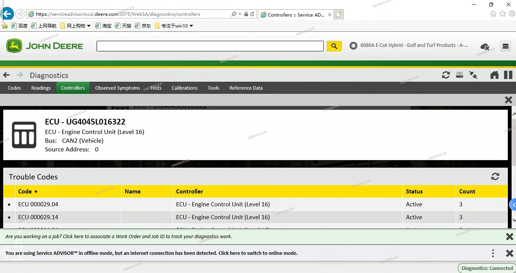 Diagnostic Tool V5.3 AG CF Electronic Data Link EDL V3 For Advisor Agricultural Tractor Construction Equipment Diagnostic Tool