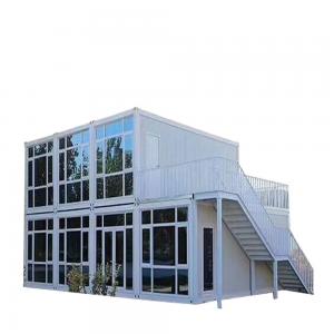 China Zontop China Morden  Low Cost Prefabricated Home  Building Flat Pack Container Office House on sale