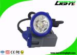 Li Ion Battery 6.6Ah LED Mining Headlamp Waterproof 10000Lux For Camping