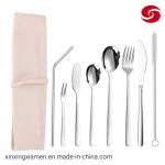 Eco-Friendly Portable Stainless Steel Cutlery Set Reusable Dinnerware