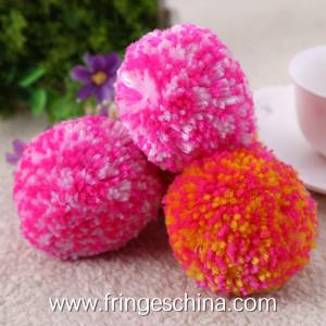 China Wholesale Colorful DIY Multicolored Pom Pom Ball For Hat Costume Christmas Decoration wholesale