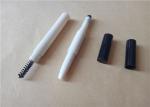 White Tube Waterproof Eyeshadow Pencil Plastic Material Long Standing