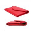 Eco Friendly PU Leather Travel Wallet For Passport And Tickets 18x12.5x2.5cm